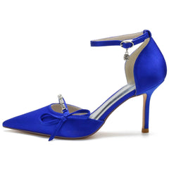 Stiletto Heel 8.5cm Silk-Like Shoes CK0135 - COCOMELODY