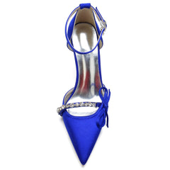 Stiletto Heel 8.5cm Silk-Like Shoes CK0135 - COCOMELODY