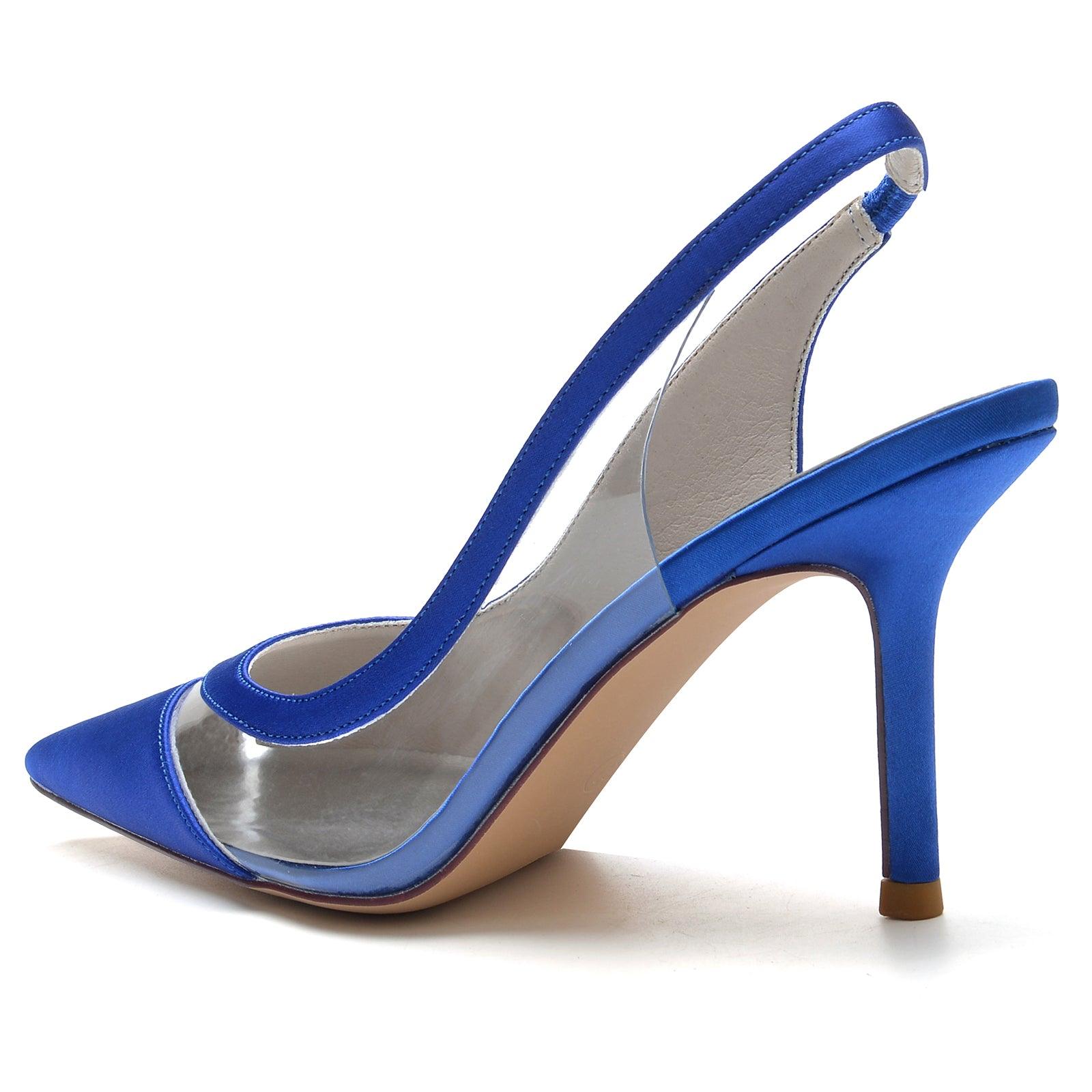 Stiletto Heel 8.5cm Silk-Like Shoes CK0145 - COCOMELODY