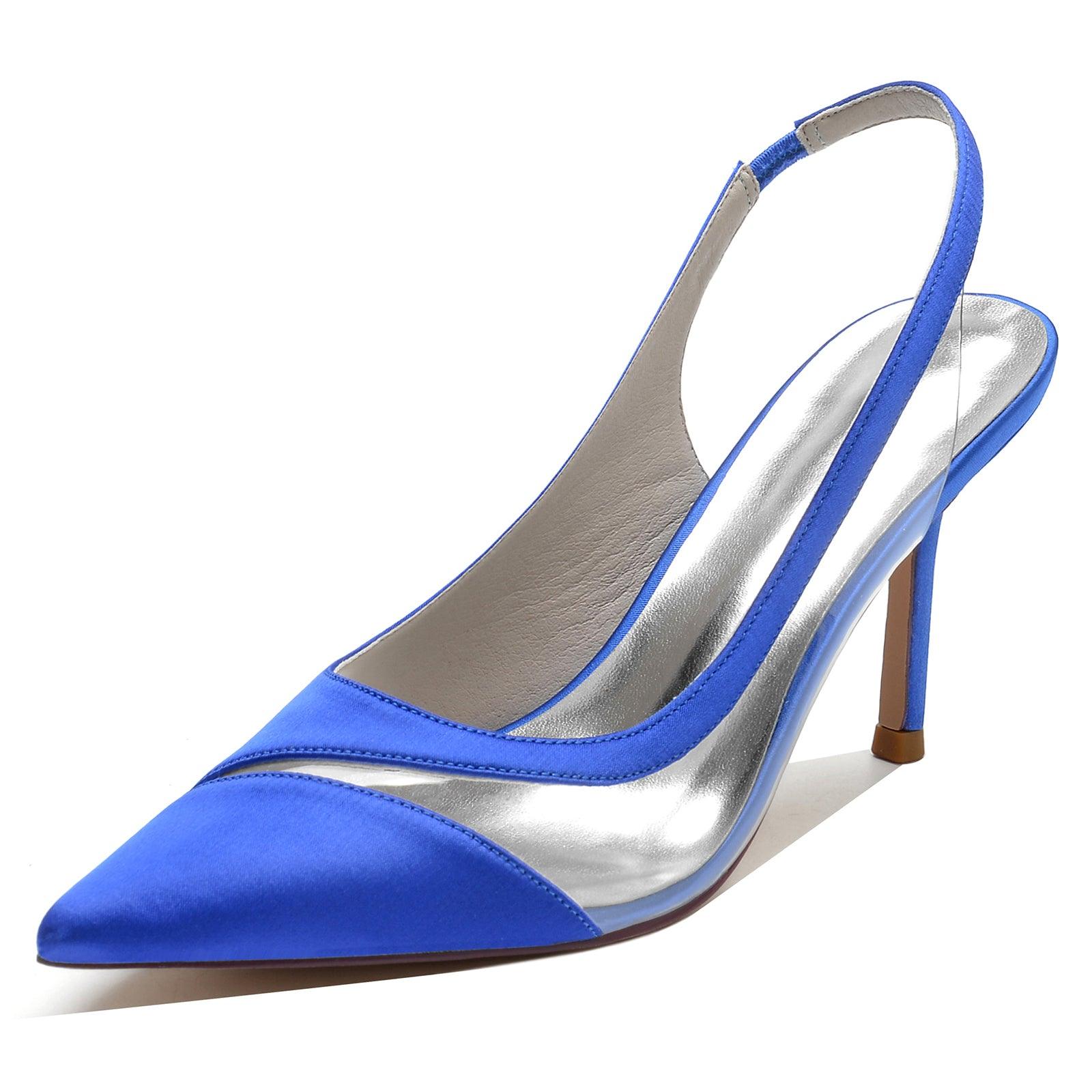 Stiletto Heel 8.5cm Silk-Like Shoes CK0145 - COCOMELODY