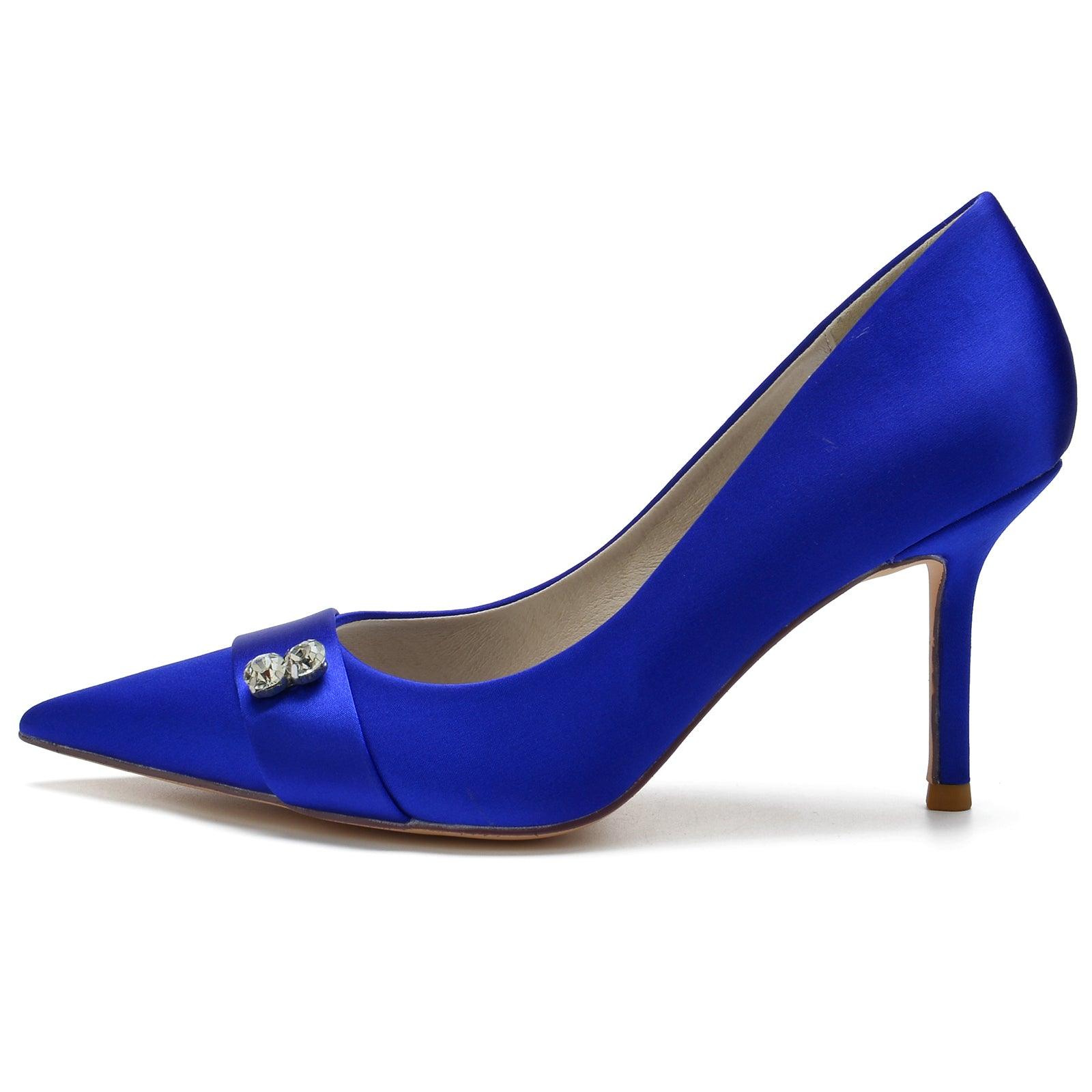 Stiletto Heel 8.5cm Silk-Like Shoes CK0152 - COCOMELODY