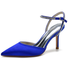 Stiletto Heel 8.5cm Silk-Like Shoes CK0159 - COCOMELODY