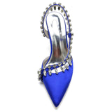 Stiletto Heel 8.5cm Silk-Like Shoes CK0163 - COCOMELODY
