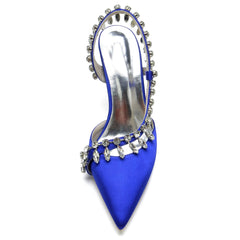 Stiletto Heel 8.5cm Silk-Like Shoes CK0163 - COCOMELODY