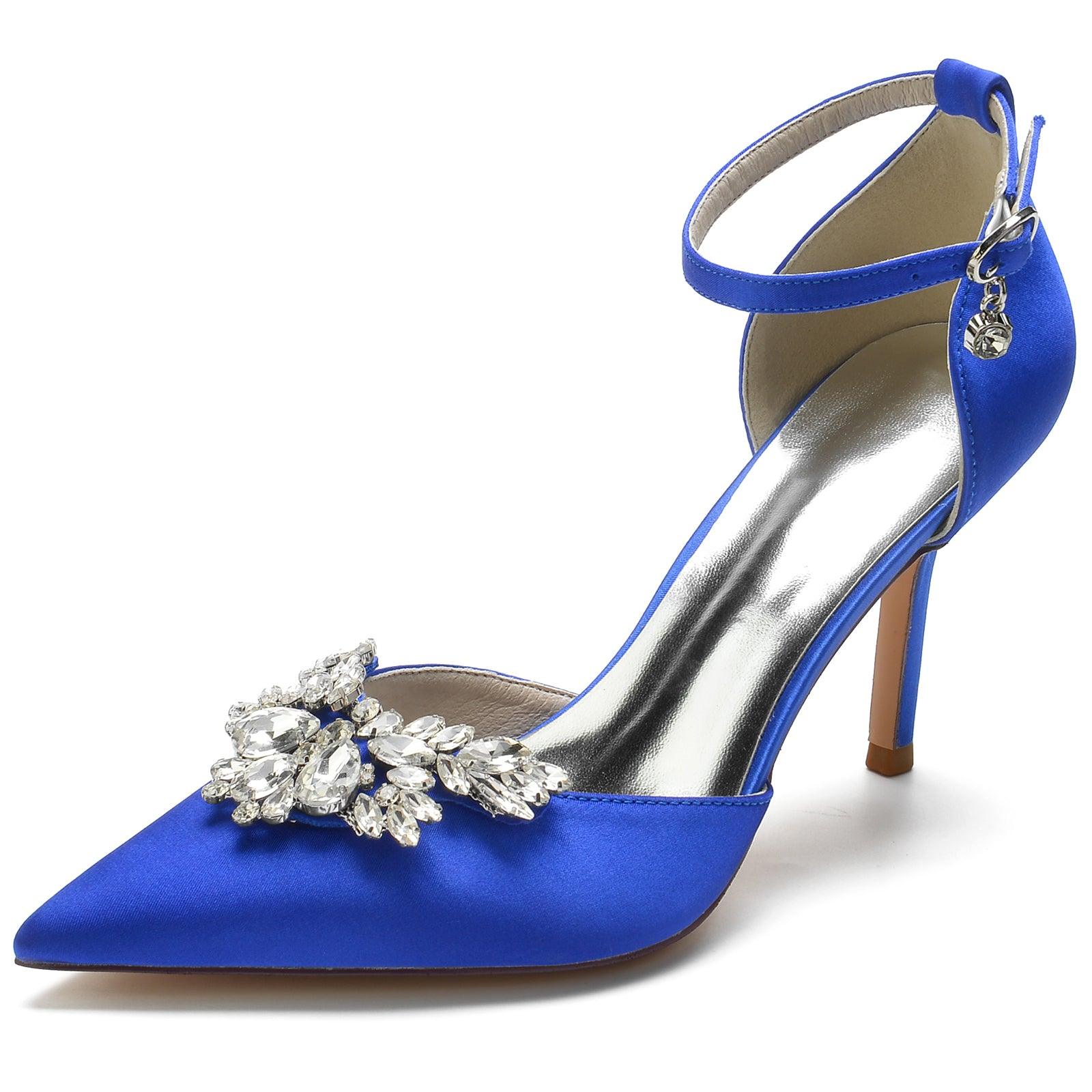 Stiletto Heel 8.5cm Silk-Like Shoes CK0164 - COCOMELODY