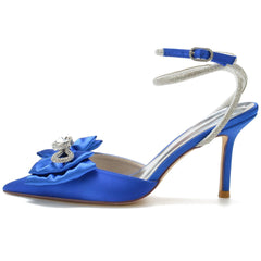 Stiletto Heel 8.5cm Silk-Like Shoes CK0166 - COCOMELODY