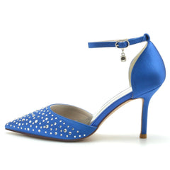 Stiletto Heel 9.5cm Silk-Like Shoes CK0173 - COCOMELODY