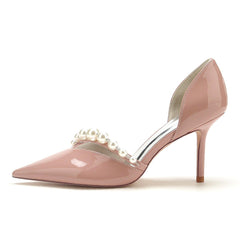 Stiletto Heel 8.5cm Patent Leather Shoes CK0176 - COCOMELODY