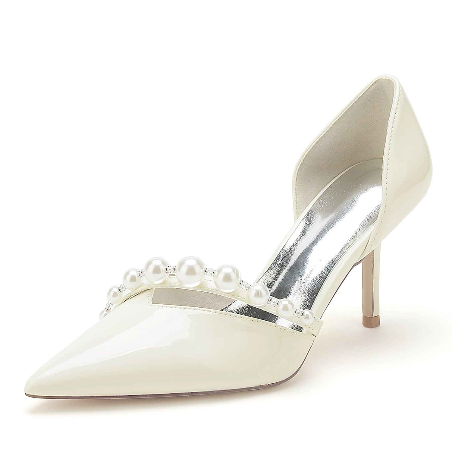 Stiletto Heel 8.5cm Patent Leather Shoes CK0176 - COCOMELODY