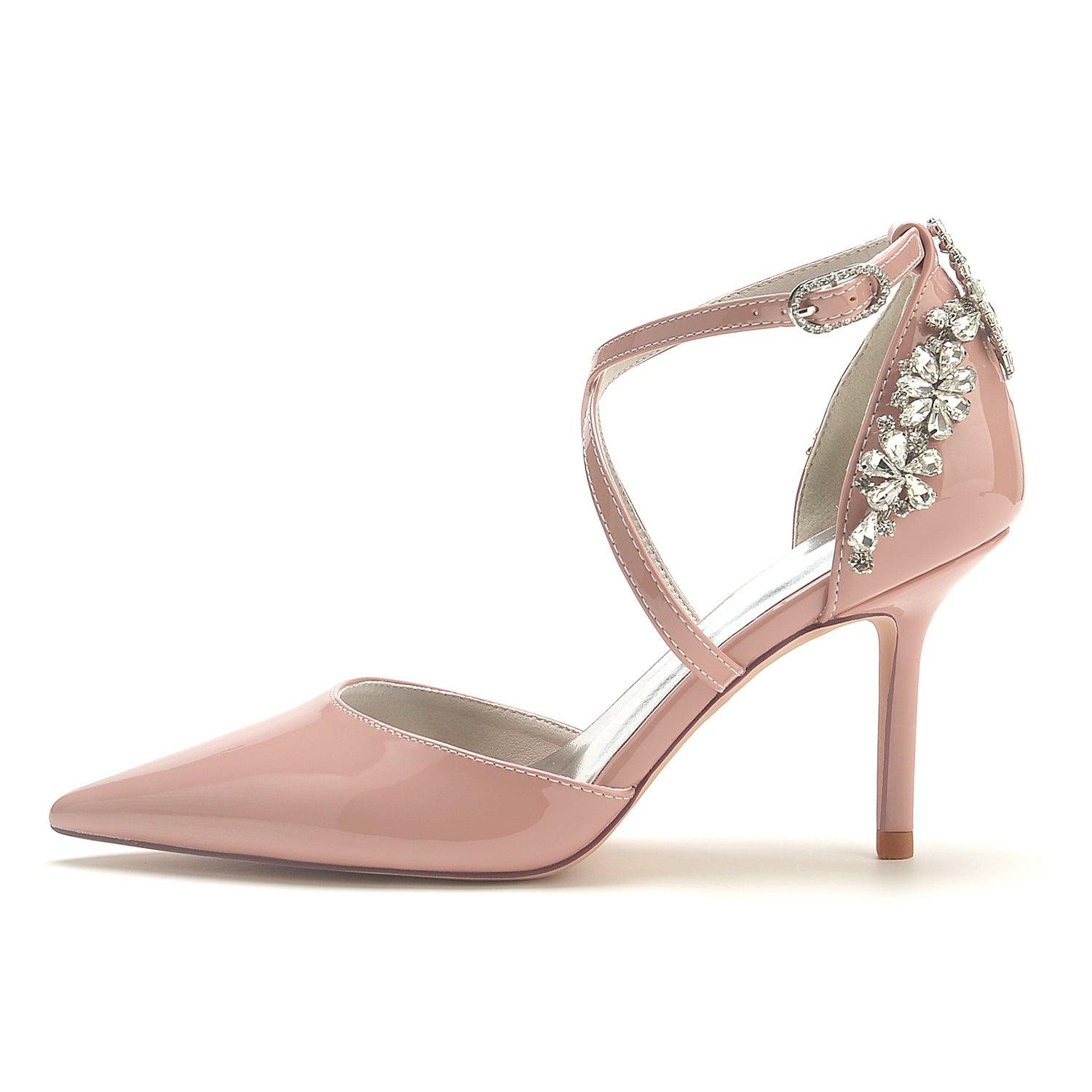 Stiletto Heel 8.5cm Patent Leather Shoes CK0179 - COCOMELODY