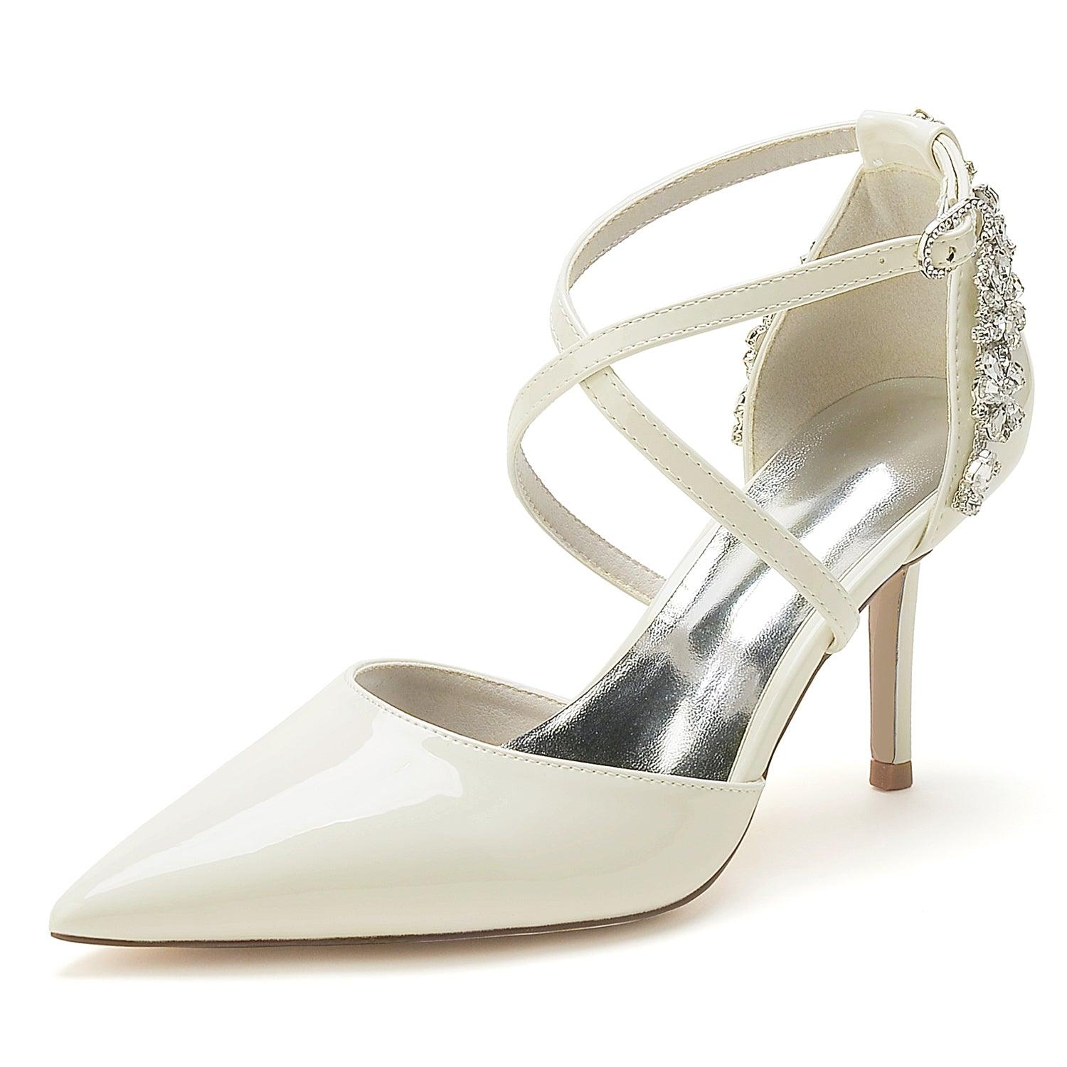 Stiletto Heel 8.5cm Patent Leather Shoes CK0179 - COCOMELODY