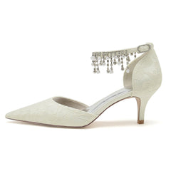 Stiletto Heel 6cm Lace Shoes CK0201 - COCOMELODY