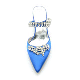 Stiletto Heel 6cm Silk-Like Shoes CK0206 - COCOMELODY