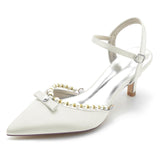 Stiletto Heel 6cm Silk-Like Shoes CK0207 - COCOMELODY