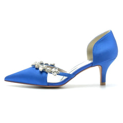 Stiletto Heel 6cm Silk-Like Shoes CK0210 - COCOMELODY