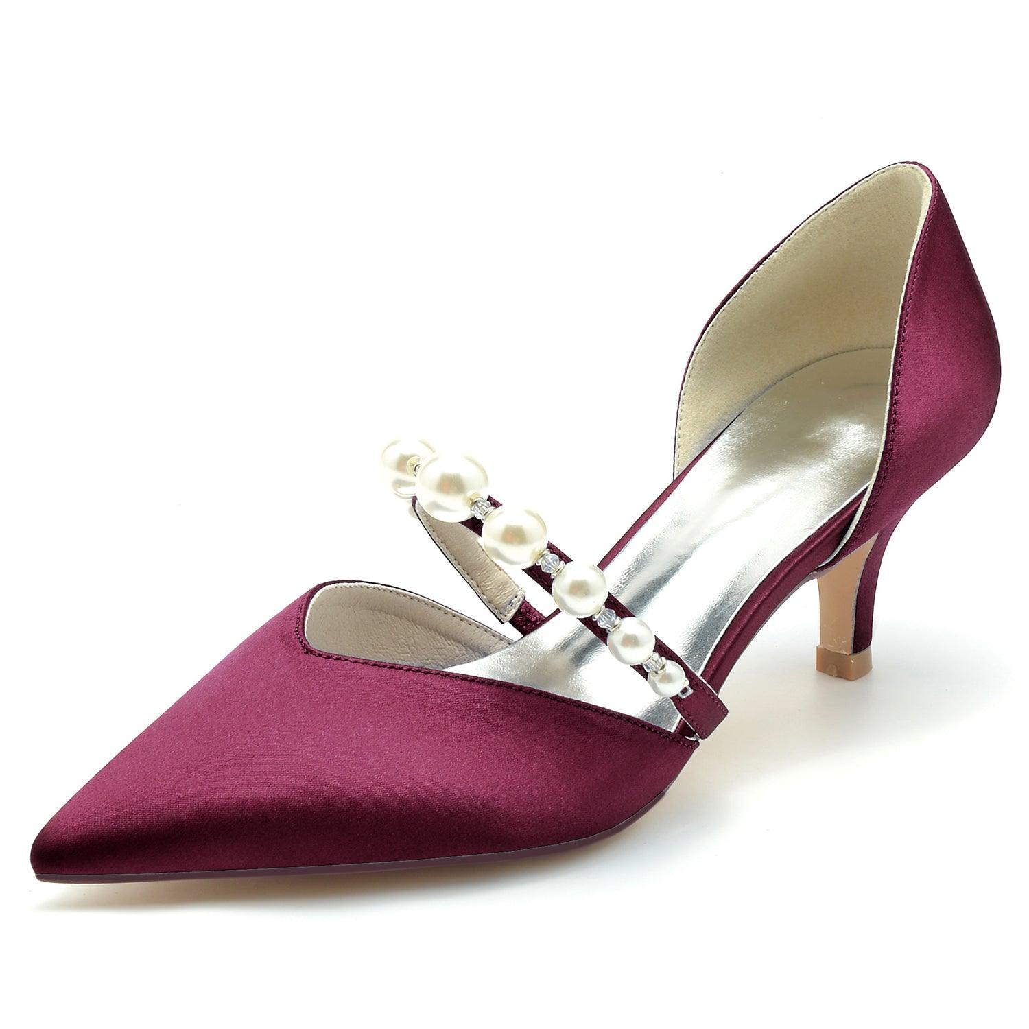 Stiletto Heel 6cm Silk-Like Shoes CK0215 - COCOMELODY