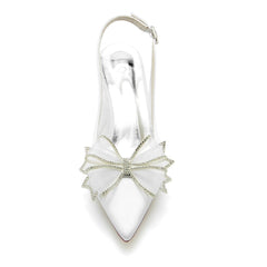 Stiletto Heel 6cm Silk-Like Shoes CK0218 - COCOMELODY