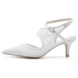 Stiletto Heel 6cm Lace Shoes CK0219 - COCOMELODY