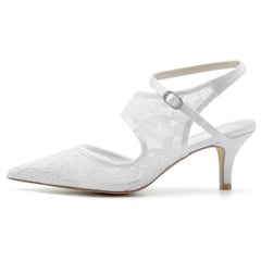 Stiletto Heel 6cm Lace Shoes CK0219 - COCOMELODY