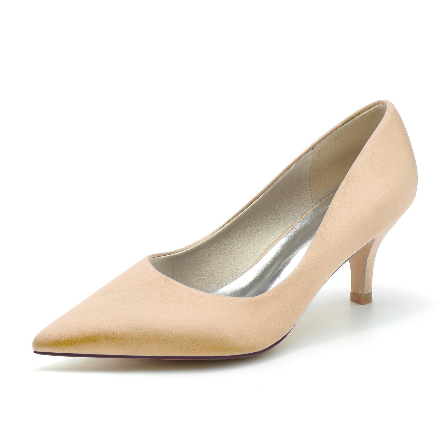 Stiletto Heel 6cm Silk-Like Shoes CK0222 - COCOMELODY