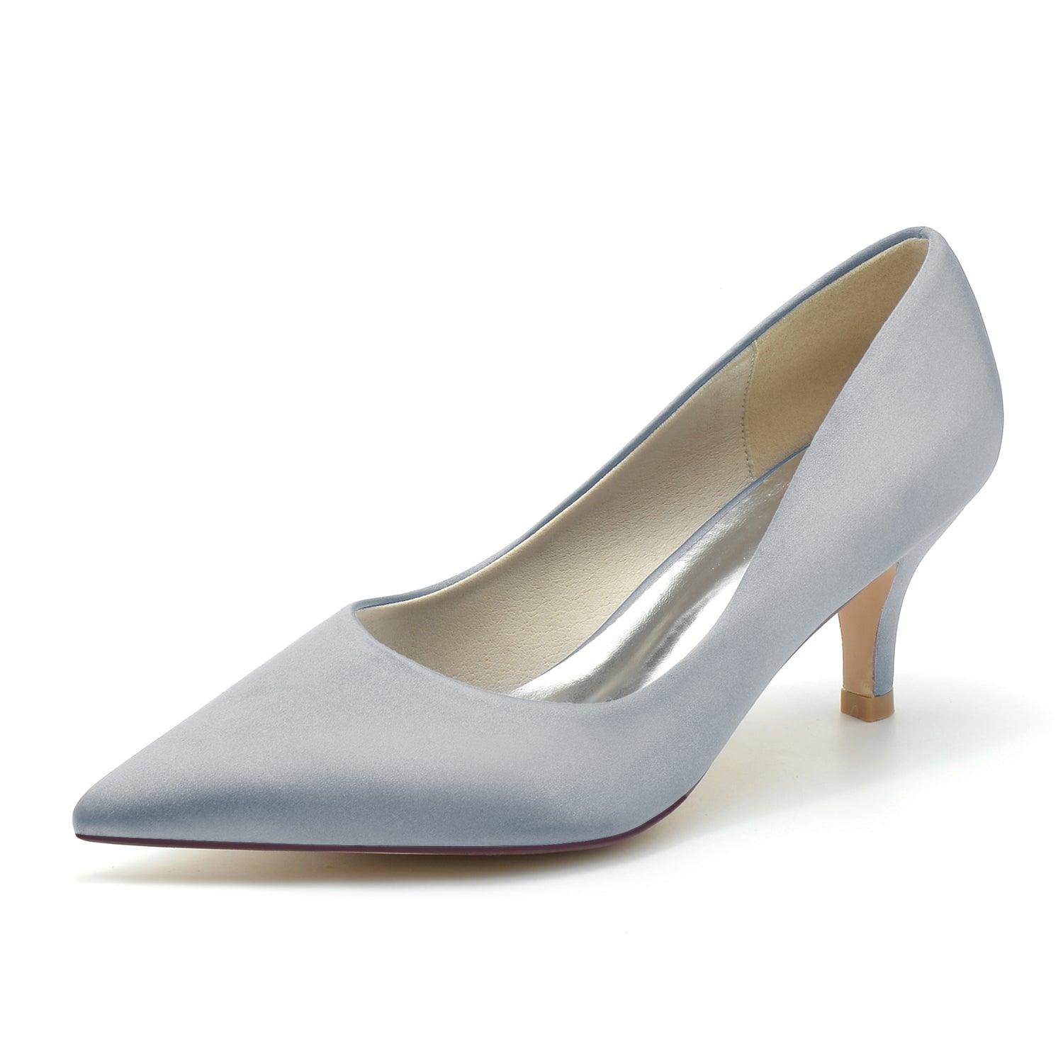 Stiletto Heel 6cm Silk-Like Shoes CK0222 - COCOMELODY