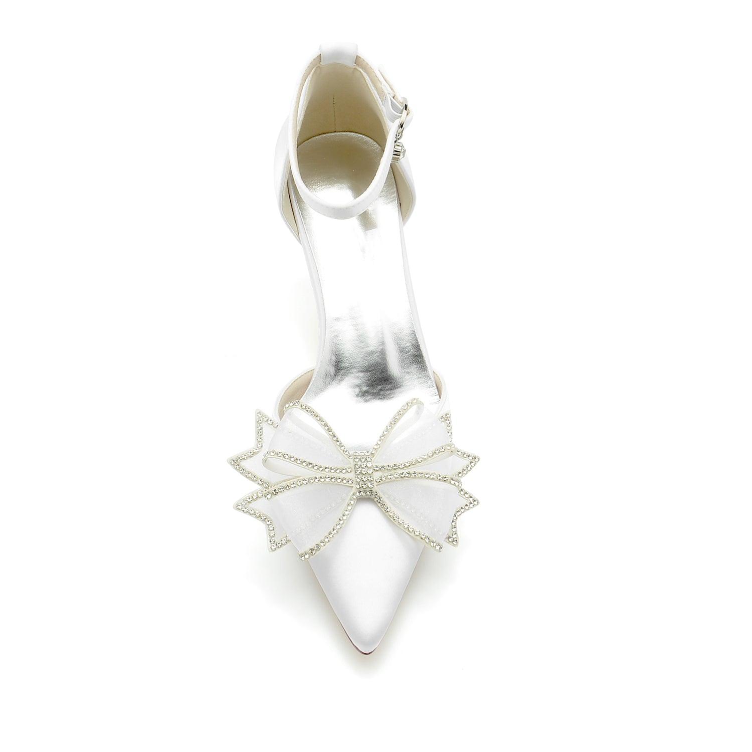 Stiletto Heel 6cm Silk-Like Shoes CK0228 - COCOMELODY