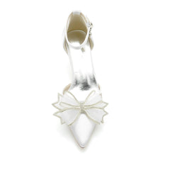 Stiletto Heel 6cm Silk-Like Shoes CK0228 - COCOMELODY