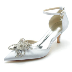 Stiletto Heel 6cm Silk-Like Shoes CK0230 - COCOMELODY