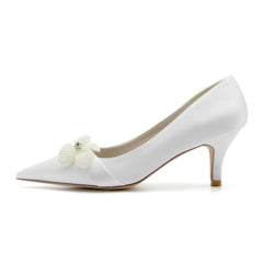 Stiletto Heel 6cm Silk-Like Shoes CK0232 - COCOMELODY