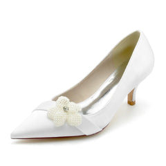 Stiletto Heel 6cm Silk-Like Shoes CK0232 - COCOMELODY