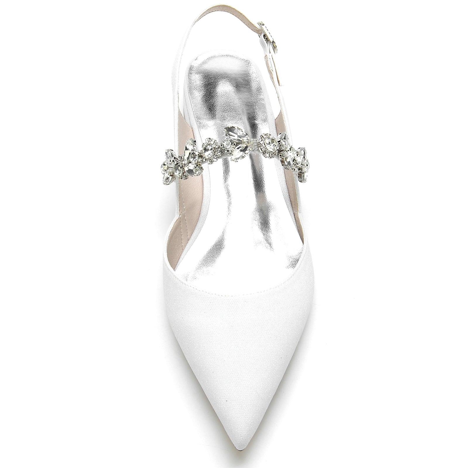 Flat Heel 2.5cm Glitter Shoes CK0237 - COCOMELODY