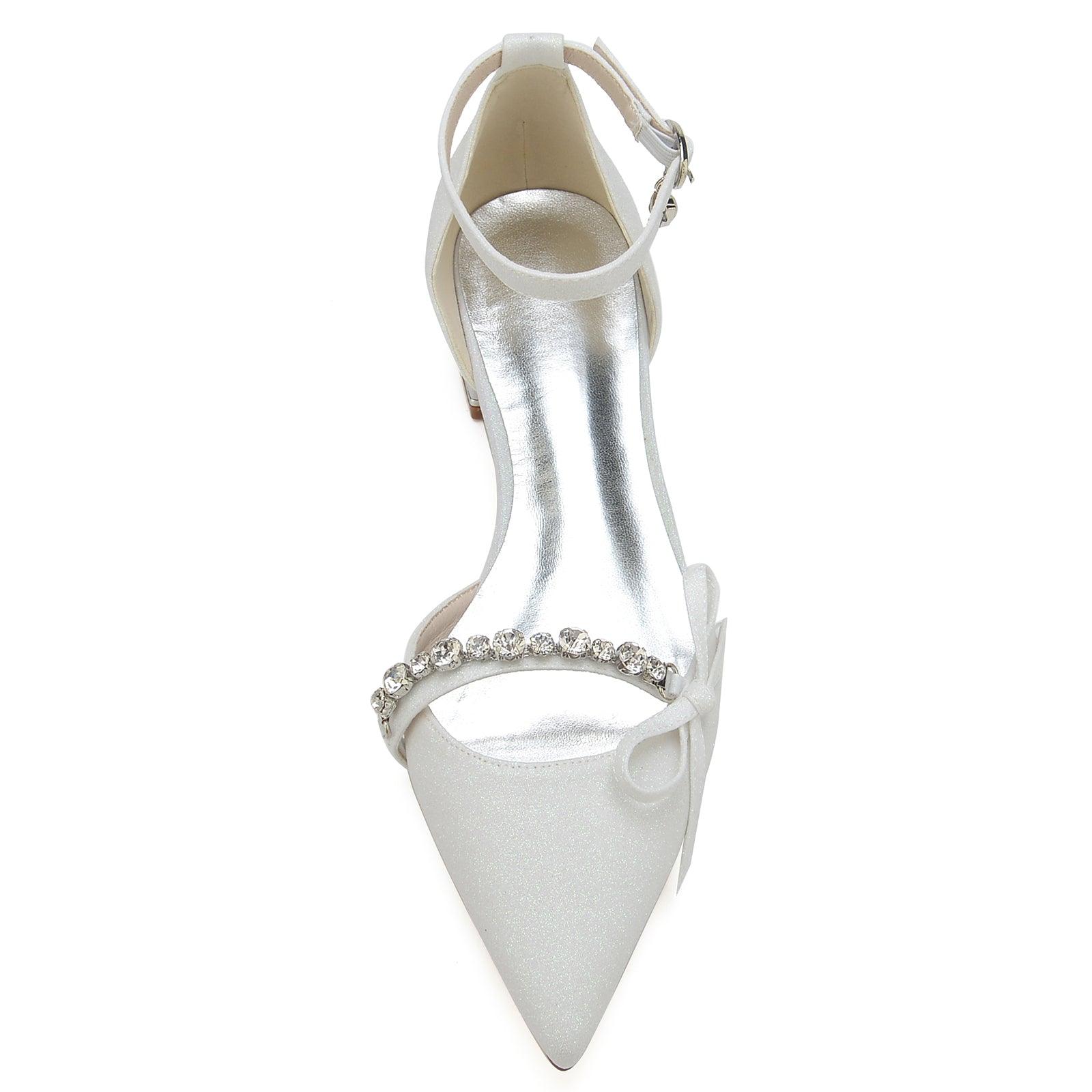 Flat Heel 2.5cm Glitter Shoes CK0238 - COCOMELODY