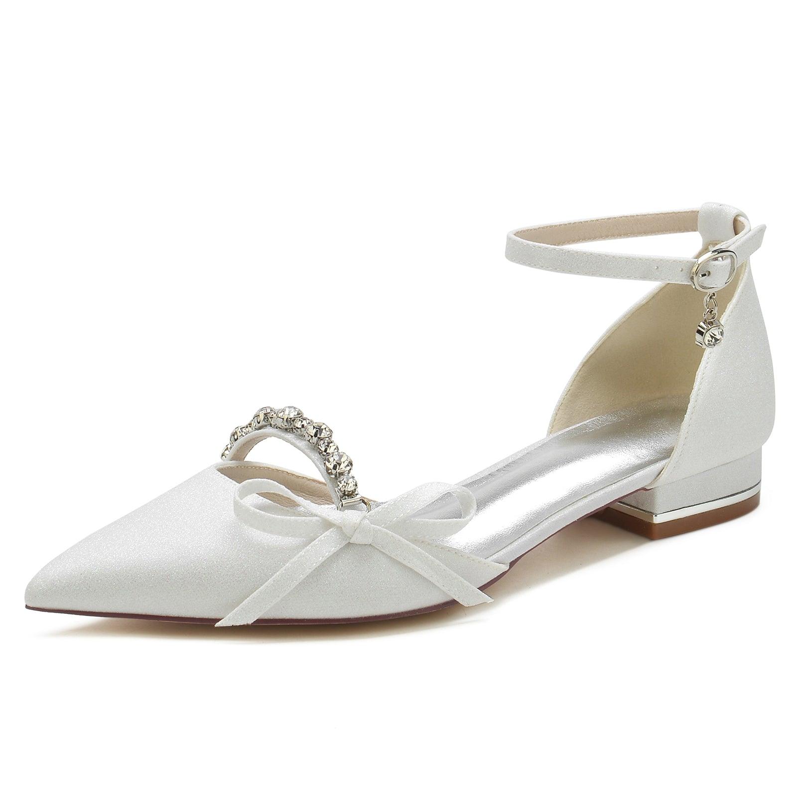 Flat Heel 2.5cm Glitter Shoes CK0238 - COCOMELODY