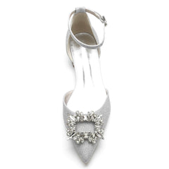 Flat Heel 2.5cm Glitter Shoes CK0239 - COCOMELODY