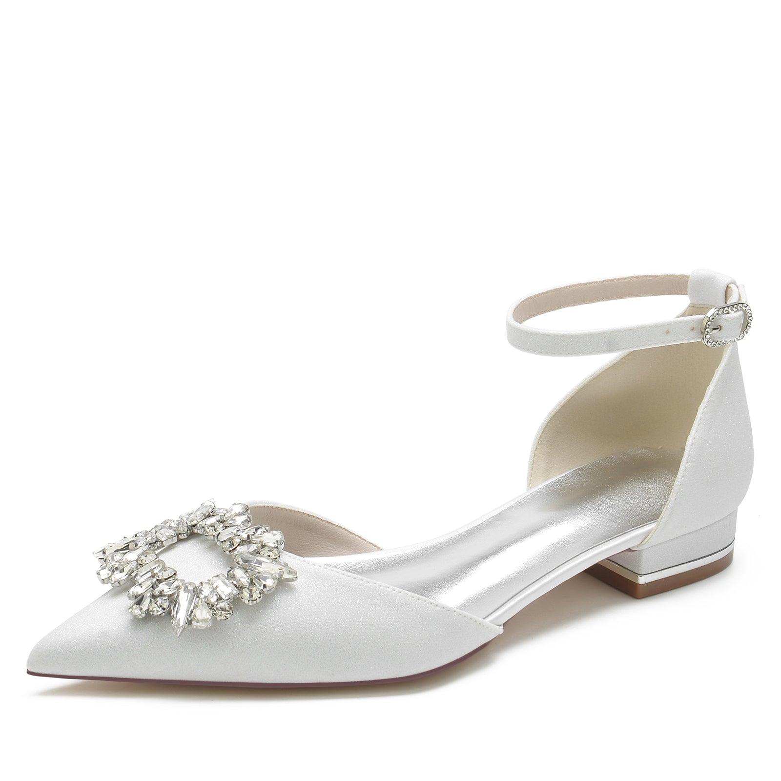 Flat Heel 2.5cm Glitter Shoes CK0239 - COCOMELODY