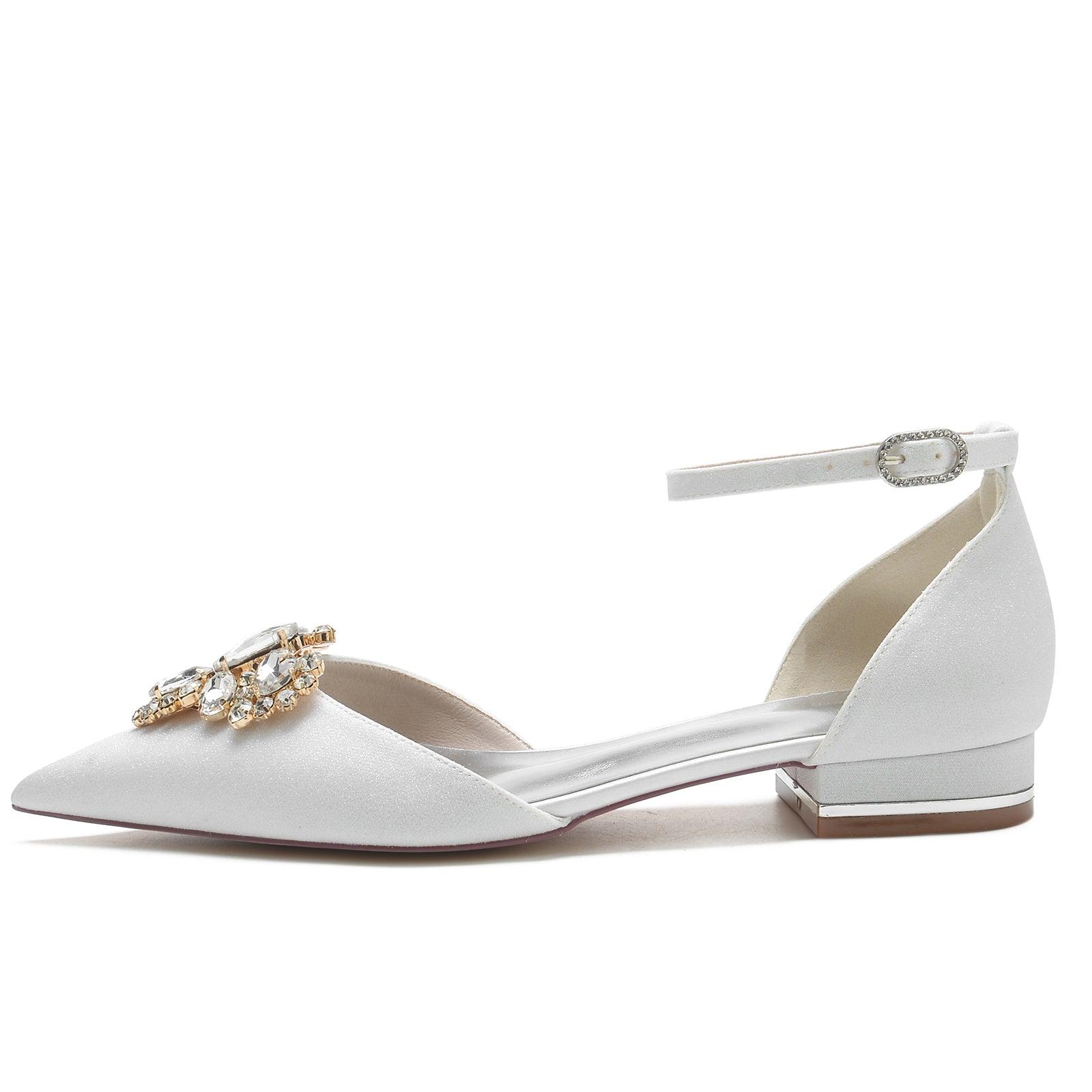Flat Heel 2.5cm Glitter Shoes CK0241 - COCOMELODY