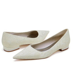 Flat Heel 2.5cm Lace Shoes CK0242 - COCOMELODY
