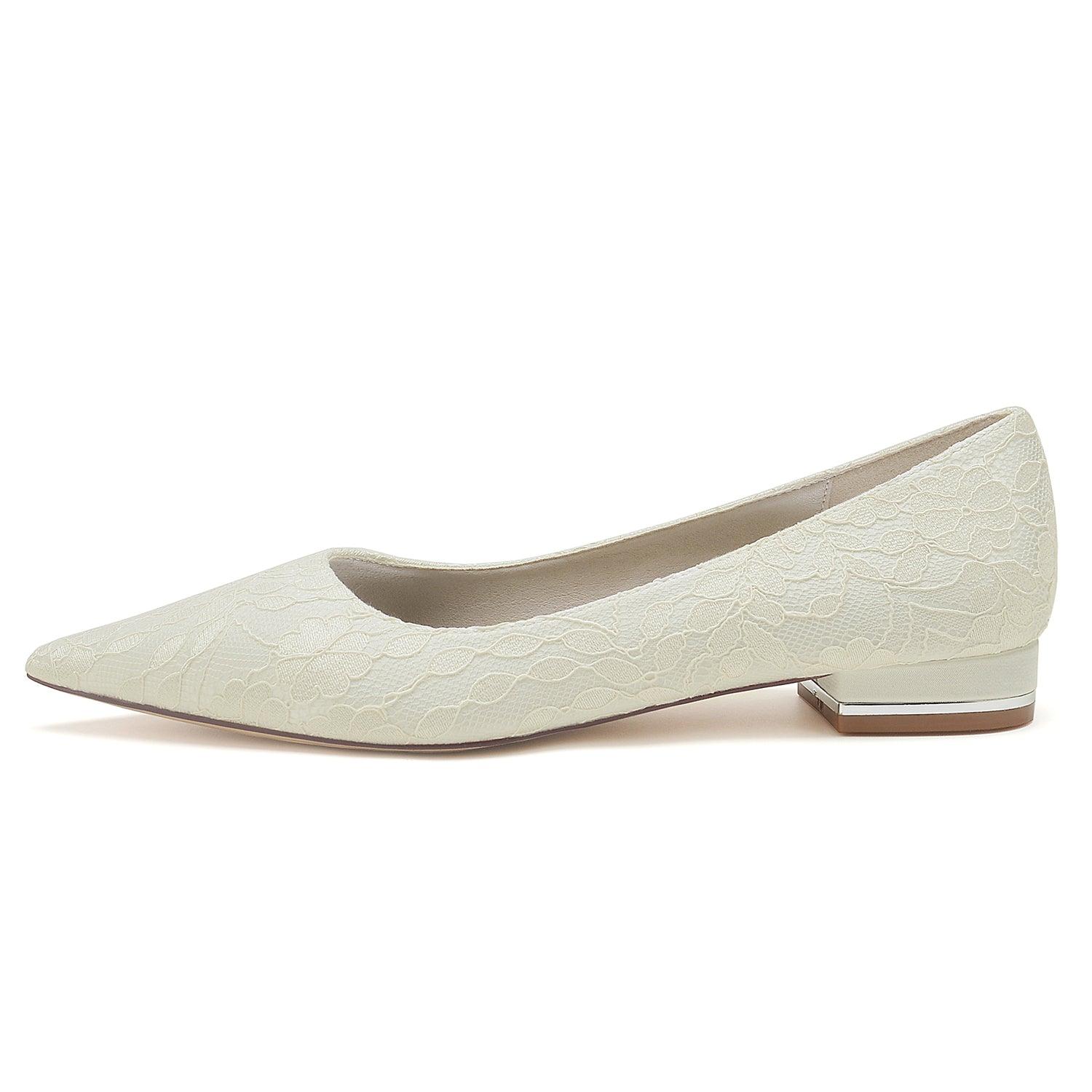 Flat Heel 2.5cm Lace Shoes CK0242 - COCOMELODY