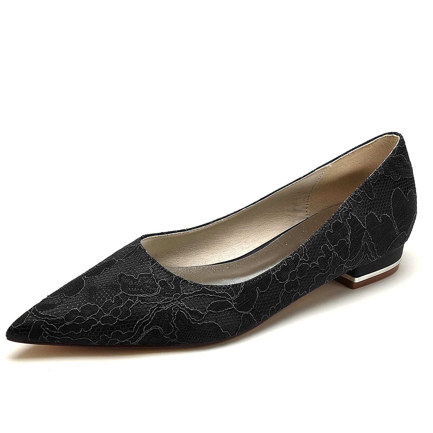 Flat Heel 2.5cm Lace Shoes CK0242 - COCOMELODY
