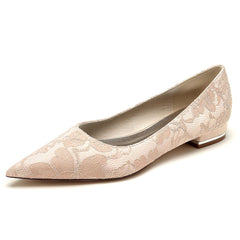 Flat Heel 2.5cm Lace Shoes CK0242 - COCOMELODY