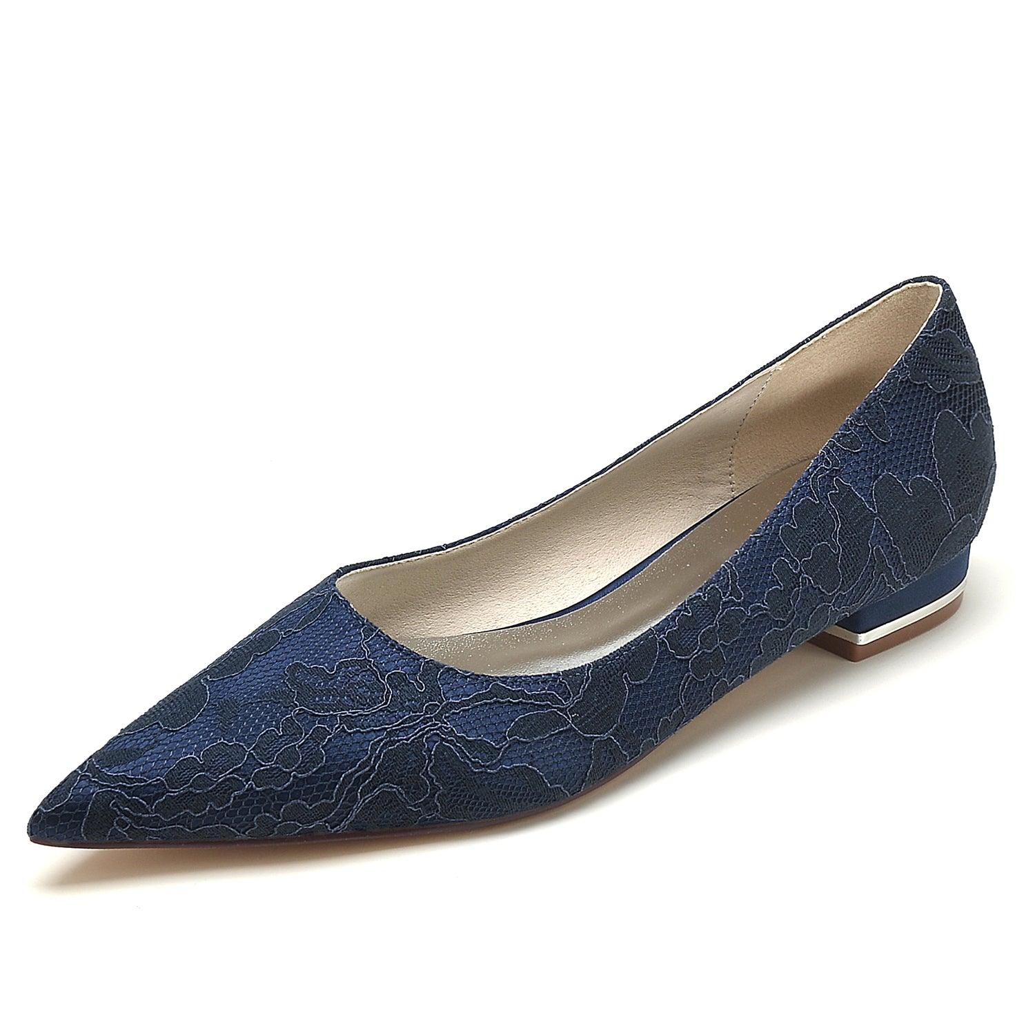 Flat Heel 2.5cm Lace Shoes CK0242 - COCOMELODY