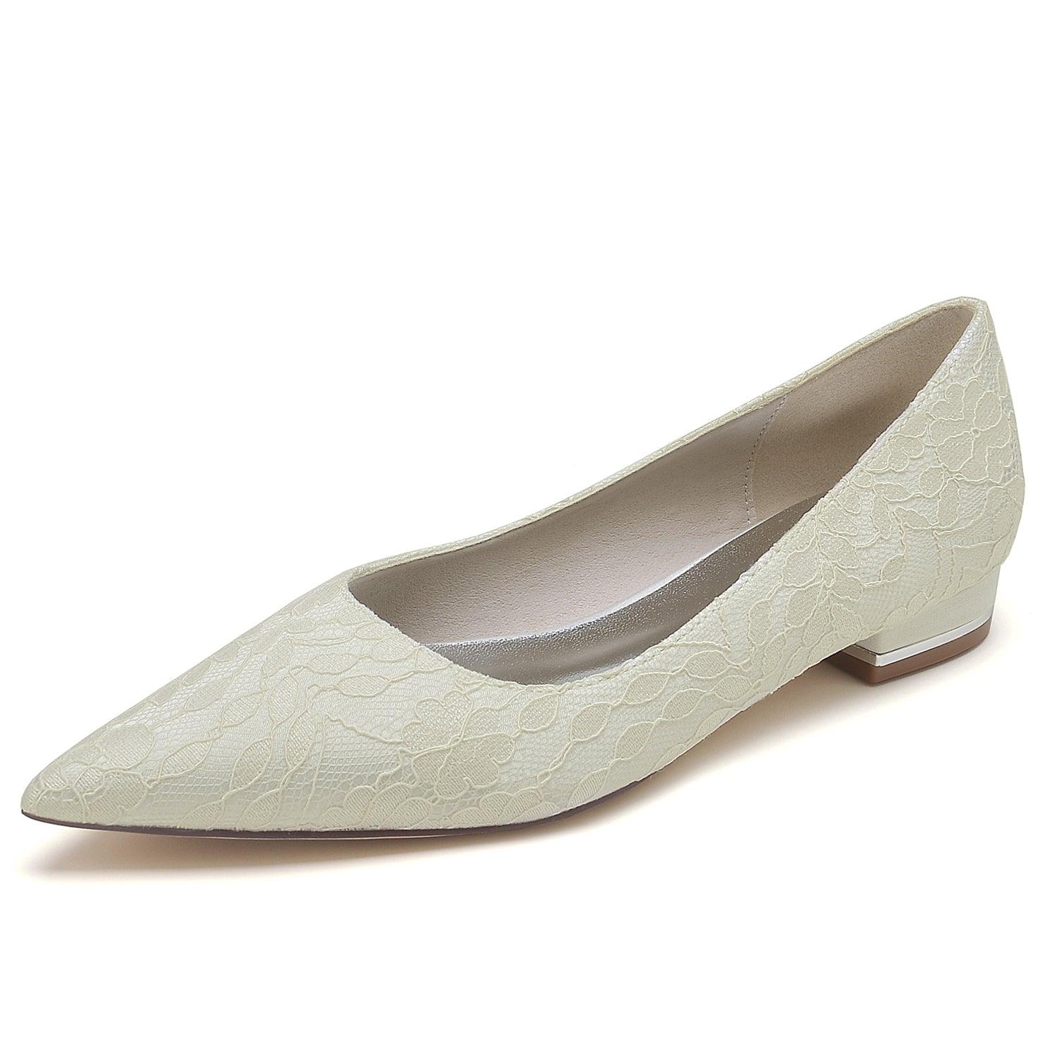 Flat Heel 2.5cm Lace Shoes CK0242 - COCOMELODY