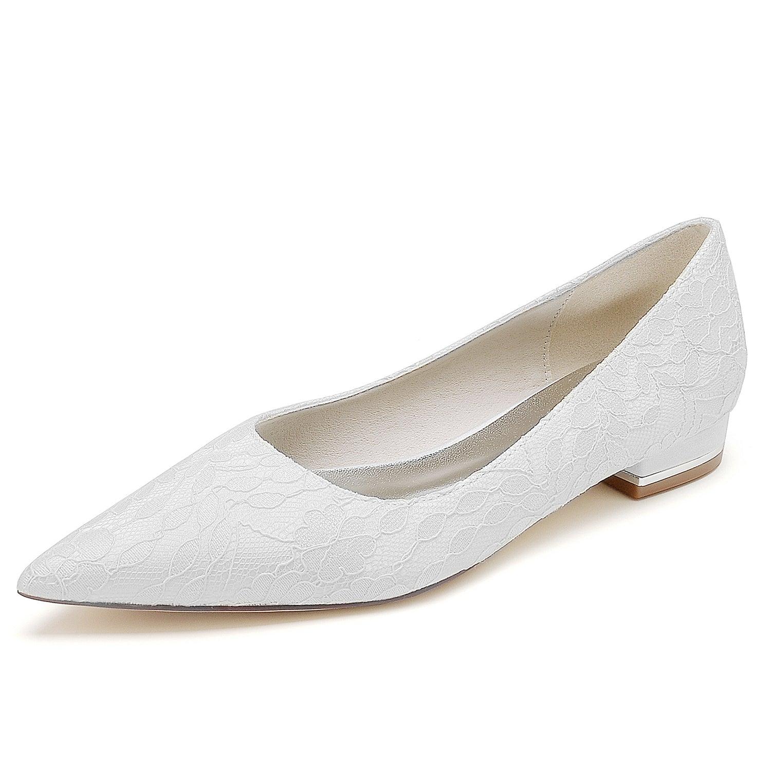 Flat Heel 2.5cm Lace Shoes CK0242 - COCOMELODY