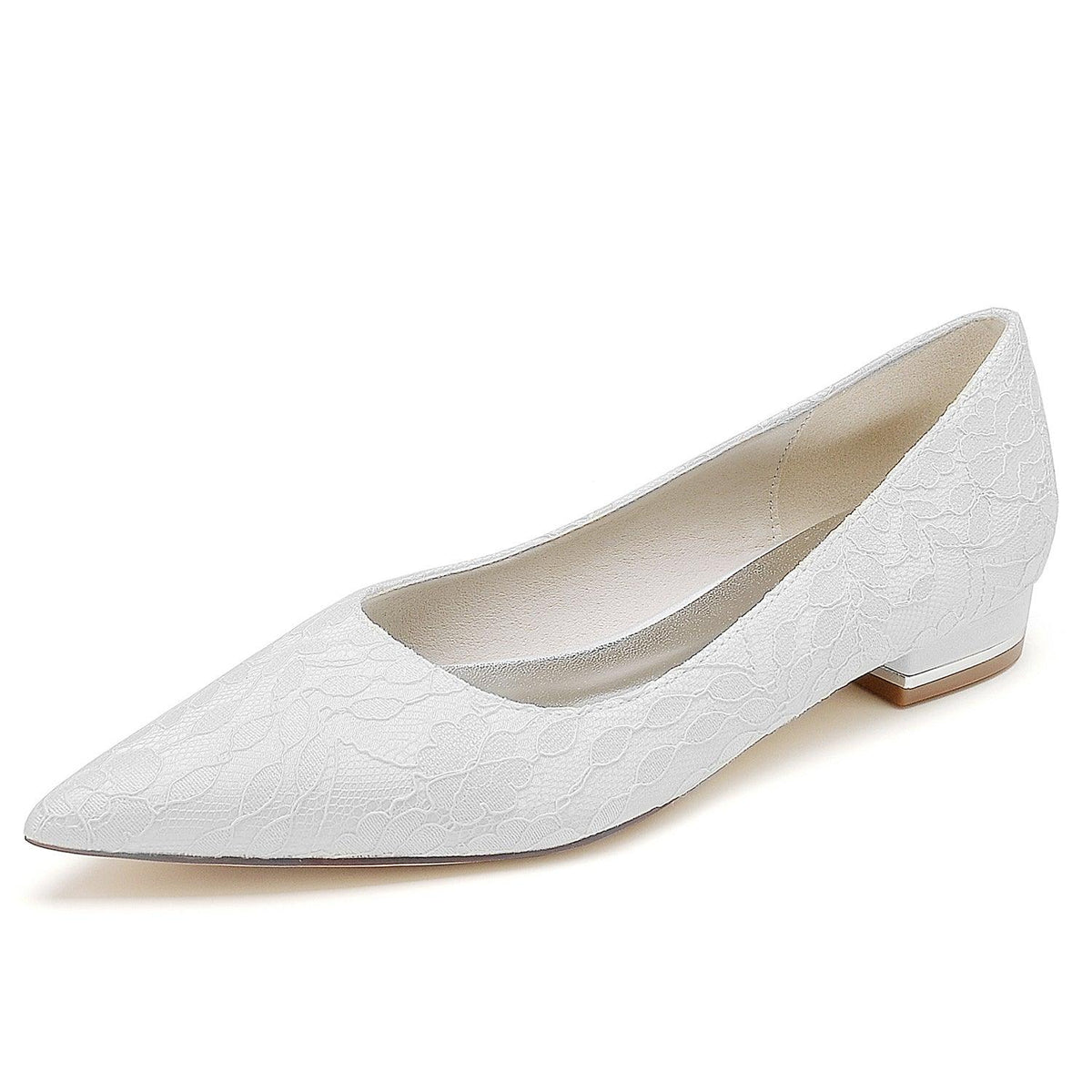 Flat Heel 2.5cm Lace Shoes CK0242 - COCOMELODY