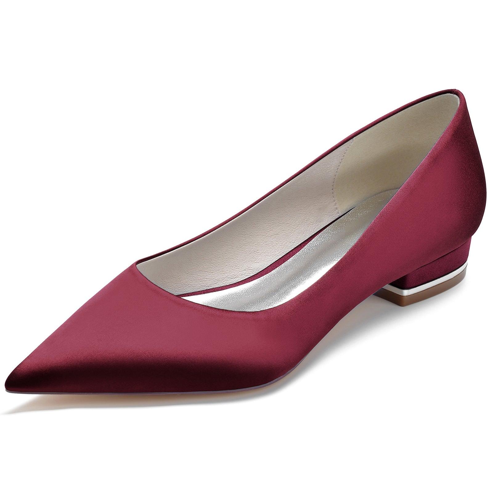 Flat Heel 2.5cm Silk-Like Shoes CK0243 - COCOMELODY