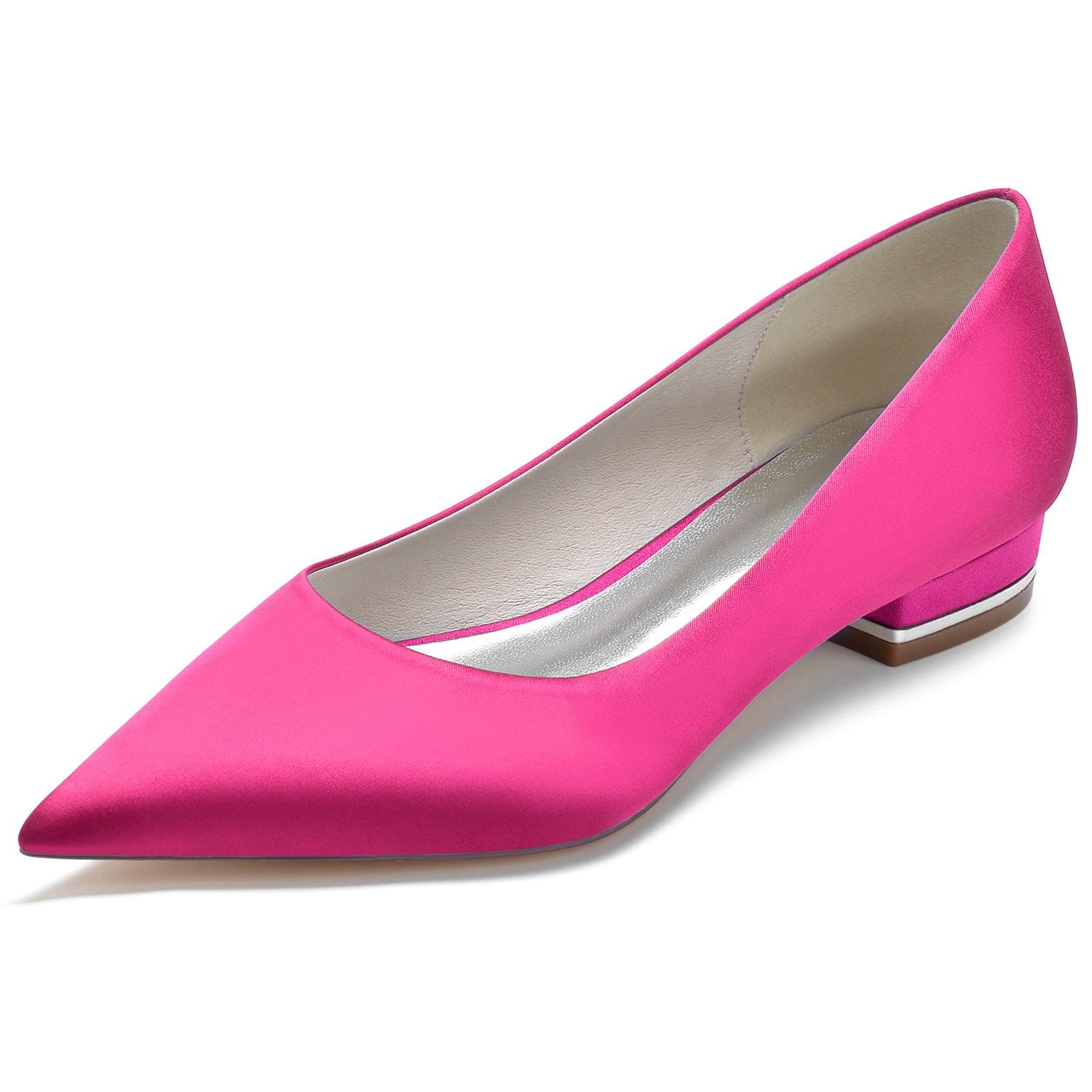 Flat Heel 2.5cm Silk-Like Shoes CK0243 - COCOMELODY