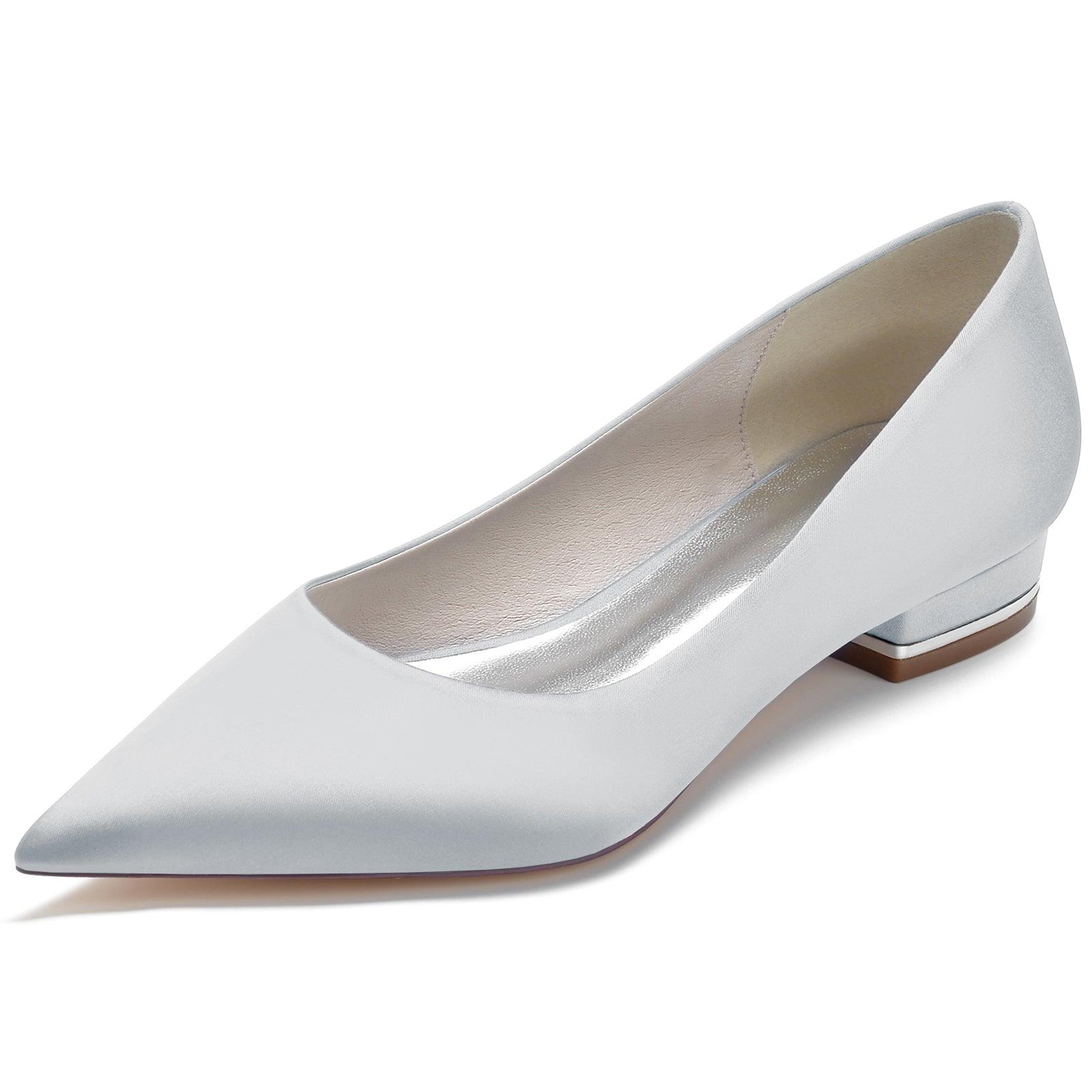 Flat Heel 2.5cm Silk-Like Shoes CK0243 - COCOMELODY
