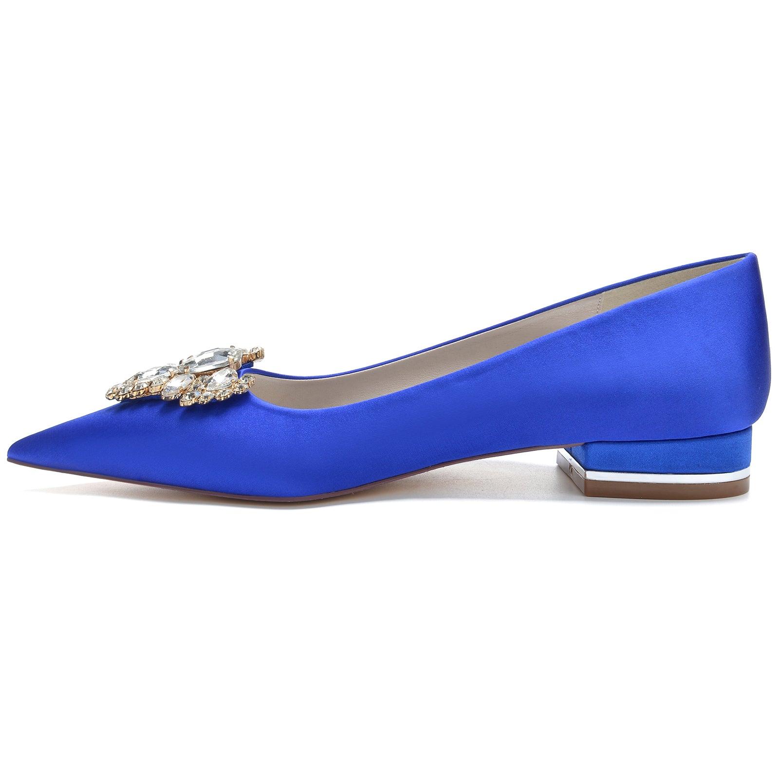 Flat Heel 2.5cm Silk-Like Shoes CK0244 - COCOMELODY