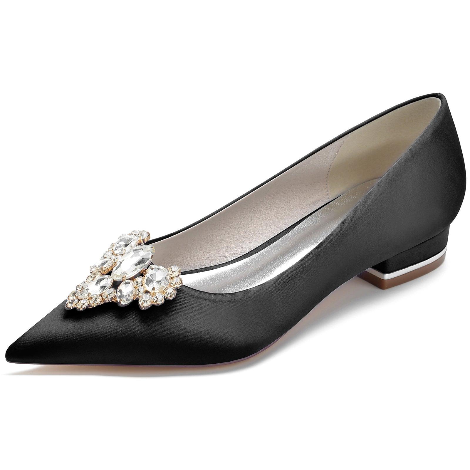 Flat Heel 2.5cm Silk-Like Shoes CK0244 - COCOMELODY
