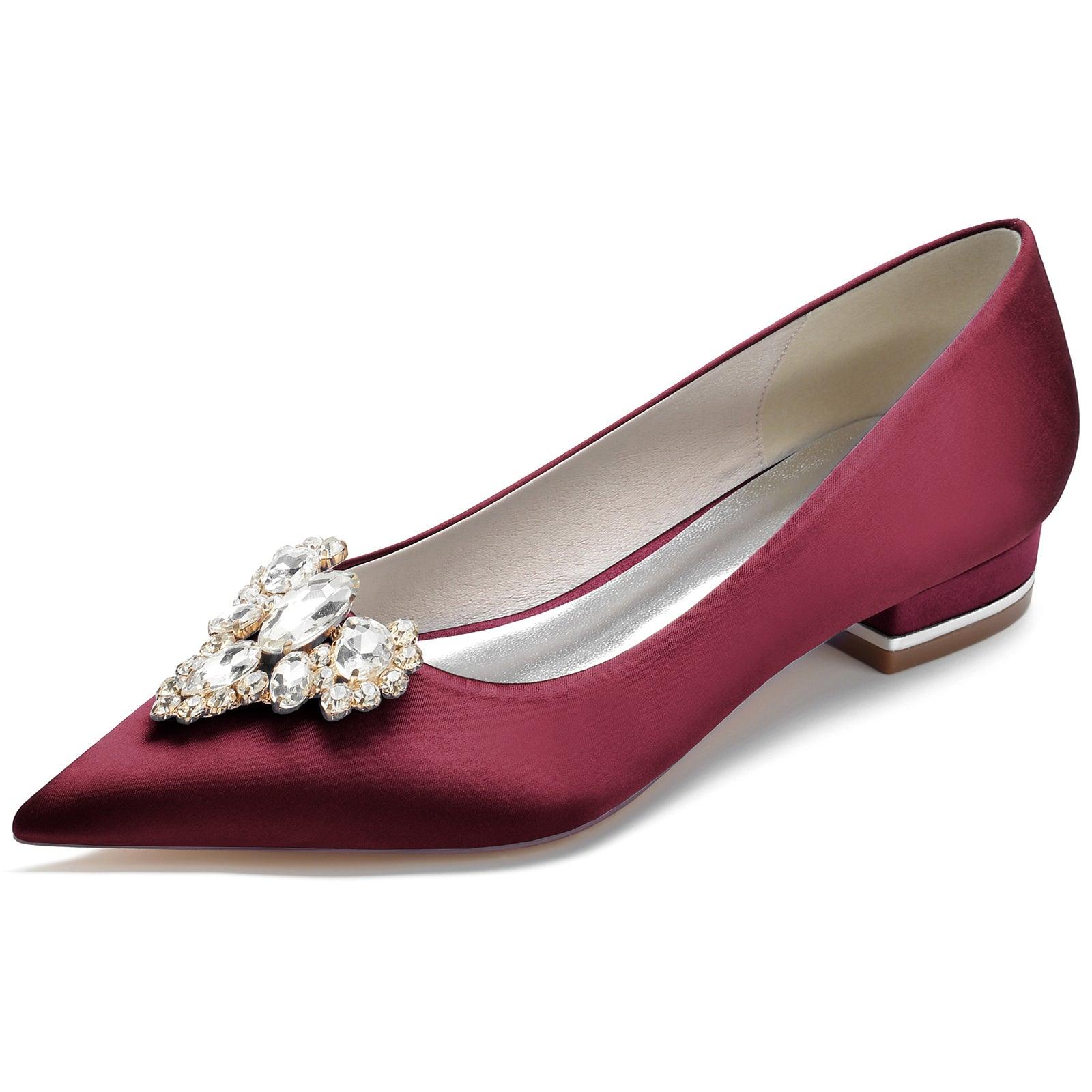 Flat Heel 2.5cm Silk-Like Shoes CK0244 - COCOMELODY